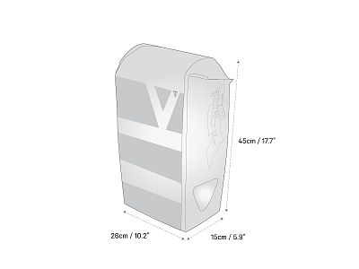 Превью  Велосумка на багажник TOPEAK Pannier Drybag (20 л) (TT9861B)