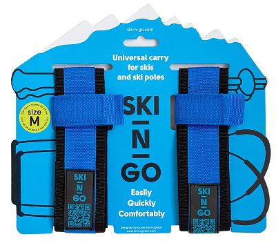 Превью  Стяжка для горных лыж и палок SKI-N-GO (Пара) Blue 60-95 (643VZ-TL17_BLBU)