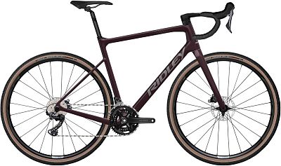 Превью  Велосипед RIDLEY Grifn Gravel GRX600 2x12 (2026) Dark Plum Metallic/Autumn Grey Metallic