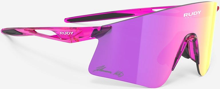Велоочки RUDY PROJECT Astral X Klaebo Crysral Pink Fluo, Линзы