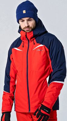 Превью Горнолыжная куртка со скидкой Куртка горнолыжная PHENIX Triangle Motif Red