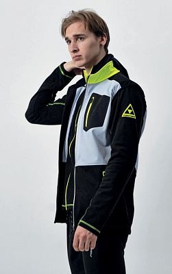 Превью  Жилет лыжный FISCHER Softshell Warm Чёрный/Серый