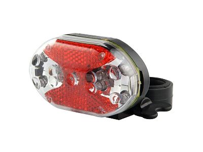 Превью  Велофонарь задний JING YI 500T Black/Red (560008)