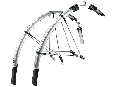 Превью Крыло 28" Комплект велосипедных крыльев SKS Raceblade Long 28" Silver (11310)