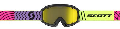 Превью Горнолыжная маска Маска горнолыжная SCOTT Junior Witty Chrome Purple Neon Pink/Yellow Chrome (271826-5734335)