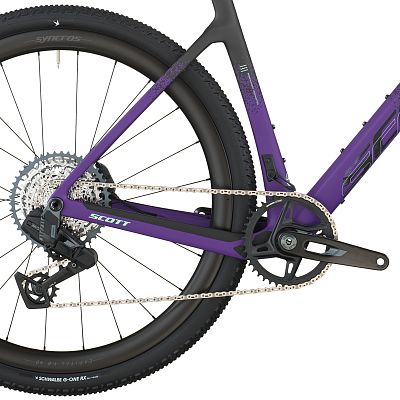 Превью Карбоновый гравийный велосипед Велосипед SCOTT Addict Gravel 20 (2026) Carbon Black/Indigo Purple