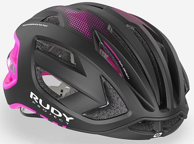 Превью Шлем велосипедный Шлем велосипедный RUDY PROJECT Egos Black/Pink Fluo Matte