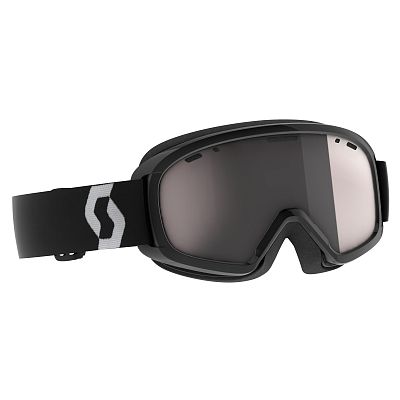 Превью Горнолыжная маска уменьшенного размера Маска горнолыжная SCOTT Junior Witty Miniral Black/White/Enhancer Silver Chrome (271826-7641313)