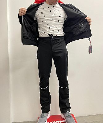 Превью Лыжная куртка Куртка лыжная MOAX Tokke Softshell M Чёрный
