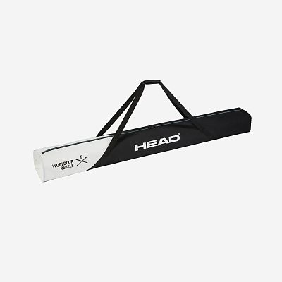Превью  Чехол для горных лыж HEAD Rebels Single Skibag Short 180 см Black/White (383953)