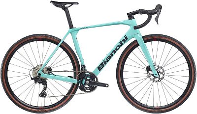 Превью Карбоновый гравийный велосипед Велосипед BIANCHI Impulso Comp GRX 610 2x12sp (2025)
