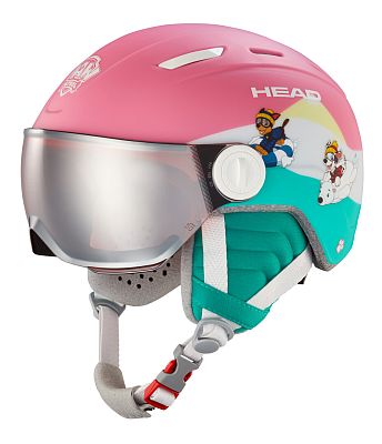 Превью Детский горнолыжный шлем Шлем горнолыжный HEAD Maja Visor Paw (328163)
