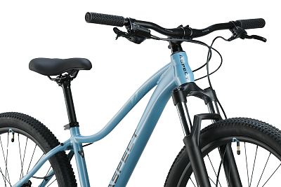 Превью Женский велосипед Велосипед ASPECT Alma Elite 27.5 Серо-Голубой (2025)