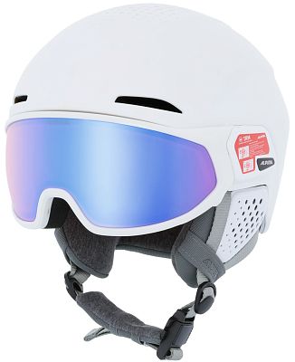 Превью  Шлем горнолыжный ALPINA Alto Qv White Matt/Ice Blue (A9237-11)