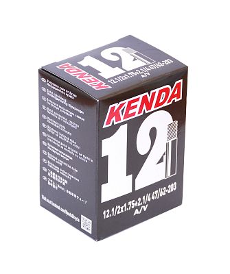 Превью  Камера велосипедная KENDA  12"x1,75-2,125" Авто 90 гр.