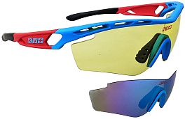 Превью Очки лыжные KV+ Sprint Blue/Red, Линзы: Жёлтая, Синяя (SG11.12)