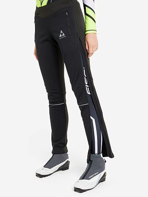Превью Женские лыжные брюки Брюки лыжные FISCHER Softshell Warm W Чёрный