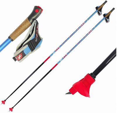 Превью Карбоновые палки для беговых лыж Лыжные палки KV+ Elite Pro QCD (22P020Q)