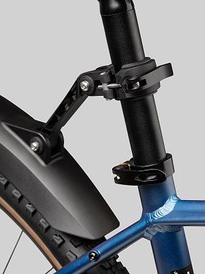 Превью Крыло 28" Крыло велосипедное заднее CLUXX Scape 26"-29" Black/Grey