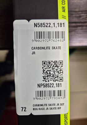 Превью Детские беговые лыжи Беговые лыжи FISCHER Carbonlite Skate JR с дефектом (24/25) (N58522-1)