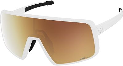 Превью Велоочки Велоочки SCOTT Torica LS White Matt, Линзы: AMP Gold Chrome (419429-0196374)