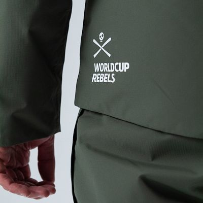 Превью Горнолыжная куртка Куртка горнолыжная HEAD Race Nova M Black/Thyme