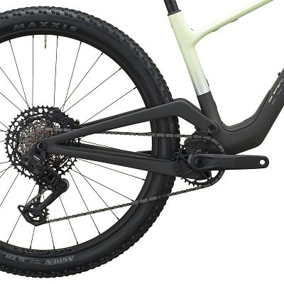 Превью Двухподвесный велосипед Велосипед SCOTT Spark RC Team (2027) Cream Green/Carbon Black