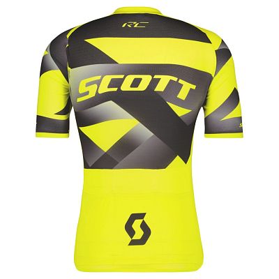 Превью  Велоджерси с коротким рукавом SCOTT RC Premium Climber Sulphur Yellow/Black