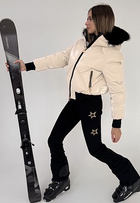 Превью  Куртка горнолыжная HIGH SOCIETY Victoria Nebula Cream