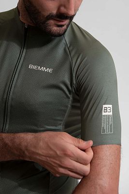 Превью  Велоджерси с коротким рукавом BIEMME Gravel Green