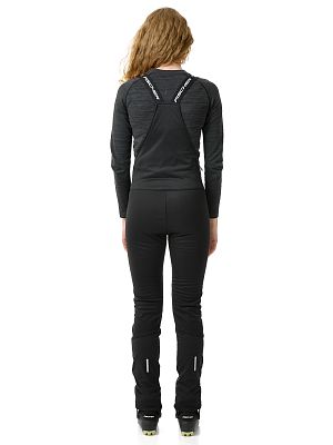 Превью Женские лыжные брюки Брюки лыжные FISCHER Hybrid W Чёрный