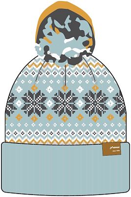 Превью  Шапка горнолыжная PHENIX Fair Isle Watch Pale Blue