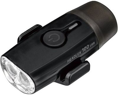 Превью  Велофонарь передний TOPEAK HeadLux 100 USB, 2 белых диода (TMS096B)