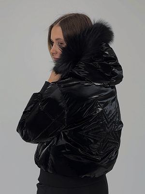 Превью  Куртка горнолыжная HIGH SOCIETY Victoria Nebula Black