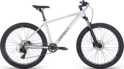 Превью Горный велосипед 27.5" Велосипед ASPECT Nickel 27.5 Серый (2025)