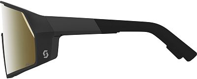 Превью Велоочки Велоочки SCOTT Pro Shield LS Black, Линзы: AMP Gold Chrome (289231-0001374)