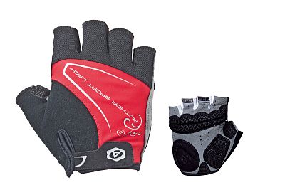Превью  Перчатки велосипедные AUTHOR Lady Comfort Gel Красный/Черный/Серый