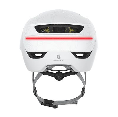 Превью Велошлем взрослый Шлем велосипедный SCOTT La Mokka Plus Sensor Ice White