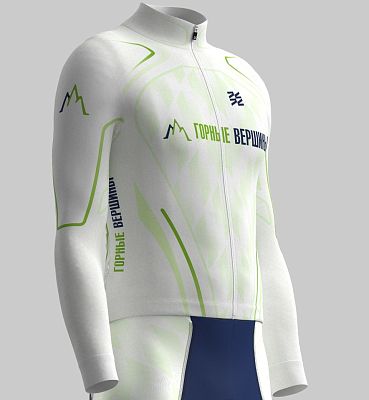 Превью  Велоджерси с длинным рукавом VTR VTR-06c M утеплённая Горные вершины