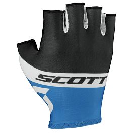 Превью Перчатки велосипедные SCOTT RC Team Short Finger Black/Blue