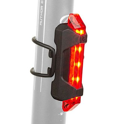 Превью  Велофонарь задний AUTHOR A-Stake Mini USB 5 диодов / 4 режима