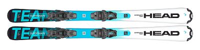 Превью Детские горные лыжи Горные лыжи HEAD Supershape Team Easy JRS + JRS 4.5 GW (23/24) (31420301)
