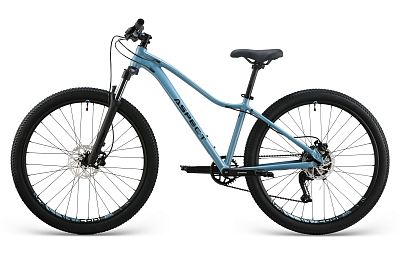 Превью Горный женский велосипед Велосипед ASPECT Alma Elite 27.5 Серо-Голубой (2025)