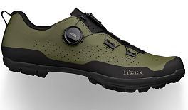 Превью Велообувь Велоботинки для кросс-кантри FIZIK Atlas Army/Black