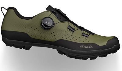 Превью Велообувь Велоботинки для кросс-кантри FIZIK Atlas Army/Black