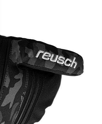 Превью Горнолыжные перчатки со скидкой Перчатки горнолыжные REUSCH Kondor R-Tex Xt Junior Dark Camo/Black