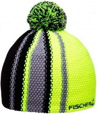 Превью Лыжная шапочка Шапка лыжная FISCHER Nord Черный/Лимонный