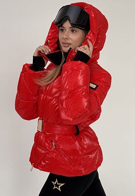 Превью Женская горнолыжная куртка Куртка горнолыжная HIGH SOCIETY Roma Red