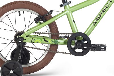 Превью Детский велосипед 16 дюймов Велосипед ASPECT Smile 16 Зелёный (2025)