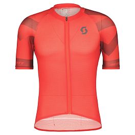 Превью Велоджерси с коротким рукавом SCOTT RC Premium Climber Fiery Red/Dark Grey